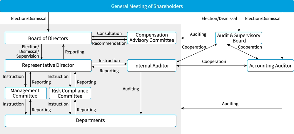 Corporate Governance Structure Diagram