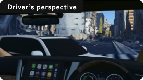 Driver’s perspective