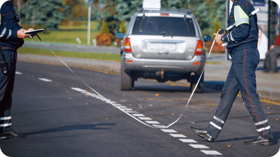 Challenges in traffic accident site survey
