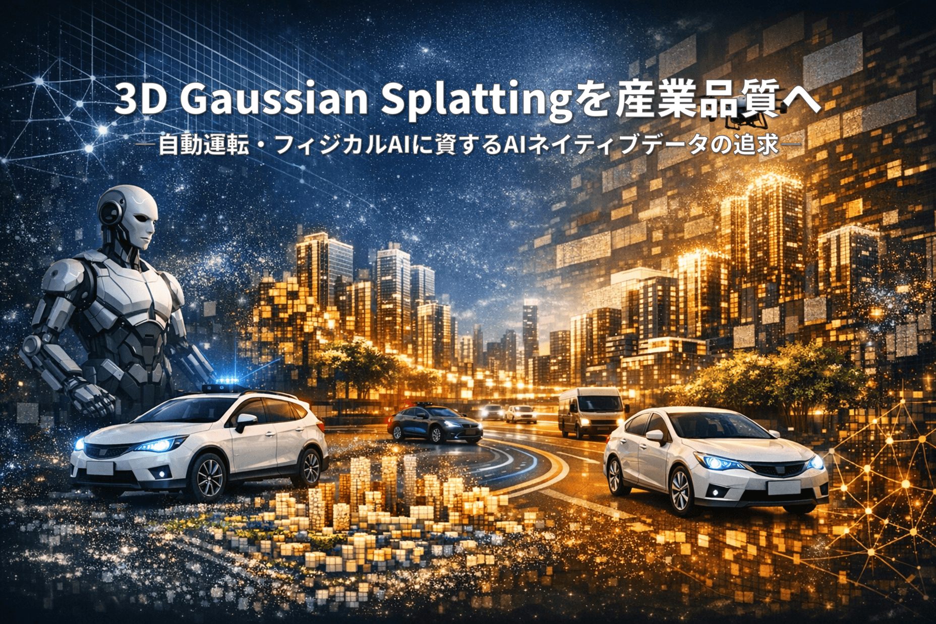 【テックブログ】3D Gaussian Splattingを産業品質へ―自動運転・フィジカルAIに資するAIネイティブデータの追求